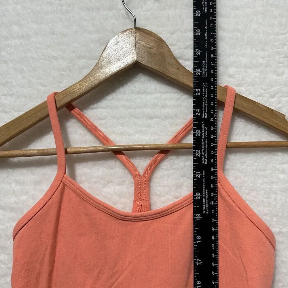 Lululemon Power‎ Y Tank *Luon Coral Women's Size 4